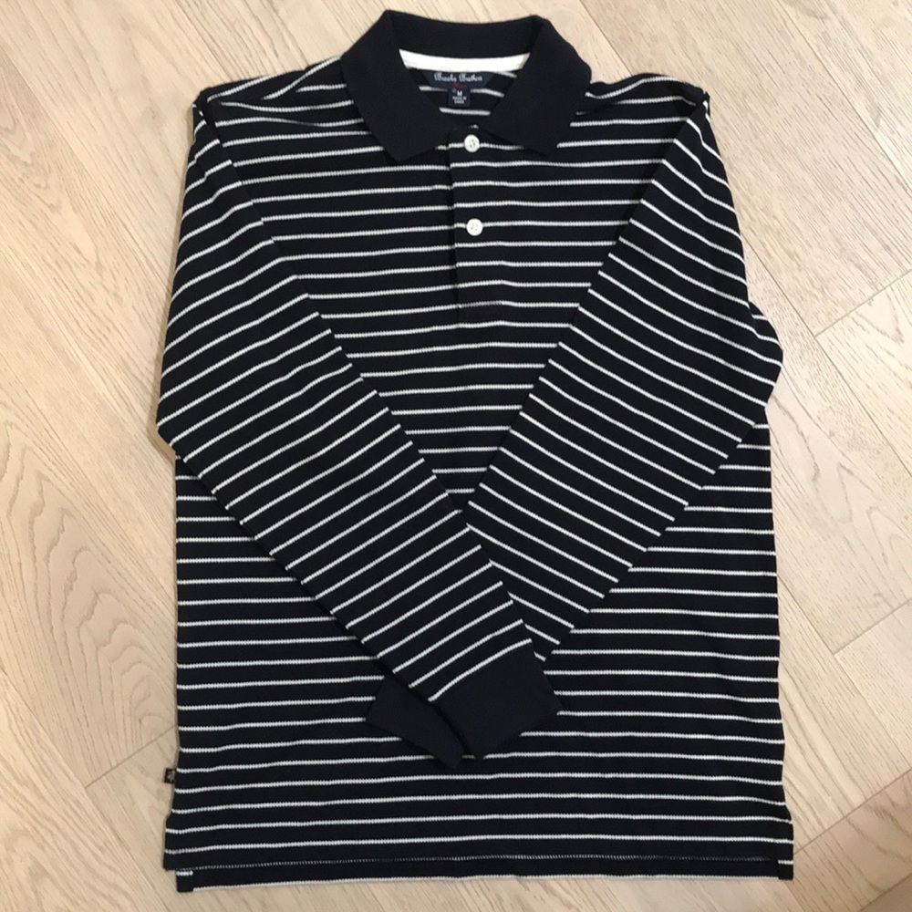 Never worn Brooks Brothers LS striped shirt